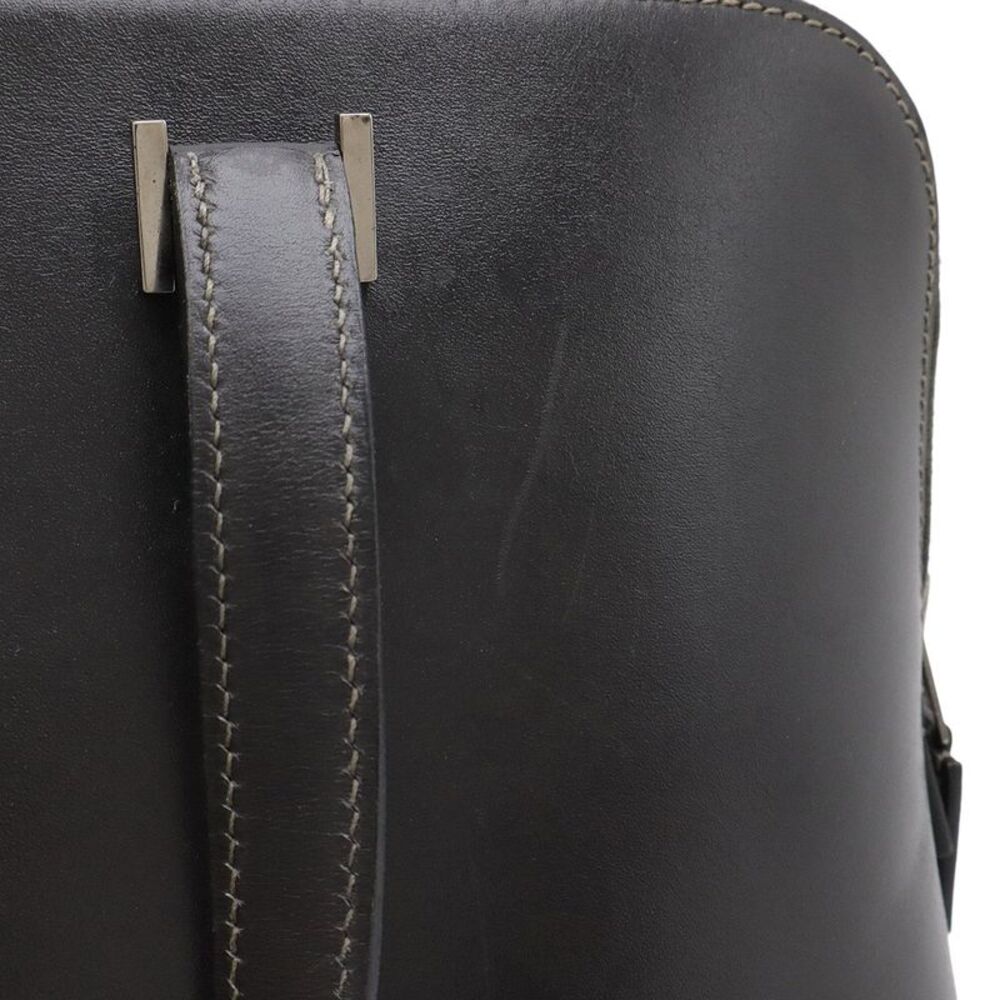 Hermes Escapade Tote Bag Dark Gray Leather - Picture 4 of 9
